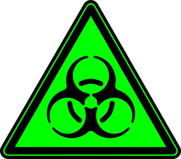 600x529 Green Biohazard Clip Art