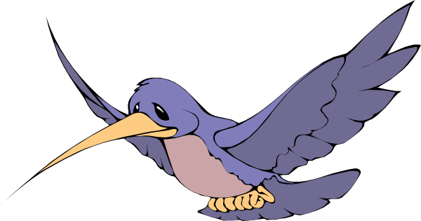 600x315 Flying Blue Bird Clip Art