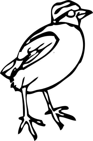 396x600 Little Bird Clip Art Free Vector 4vector