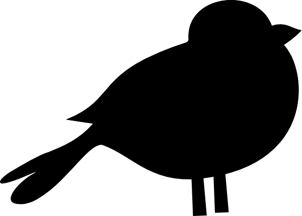 600x430 A Black Bird Clip Art 2