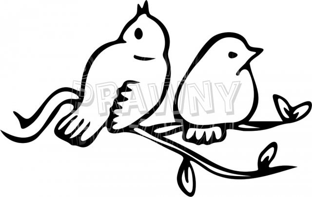 640x405 Birds Clipart Black And White