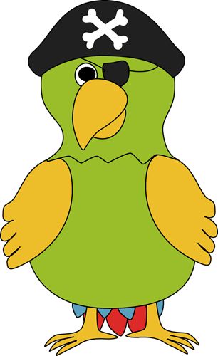 306x500 Parrot Clipart Face