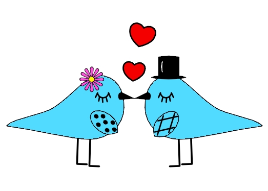 523x374 Blue Clipart Love Bird