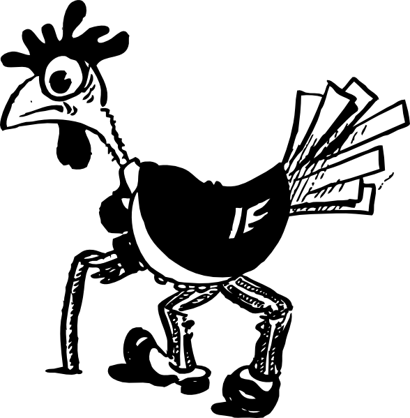 588x599 Old Bird Clip Art Free Vector 4vector