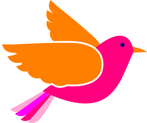 299x252 Pink Birds Clip Art