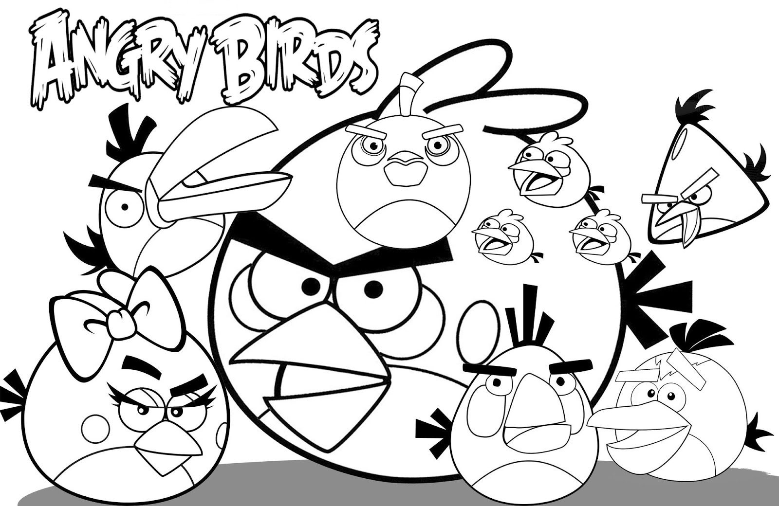 1600x1040 Printable Coloring Pages Angry Birds