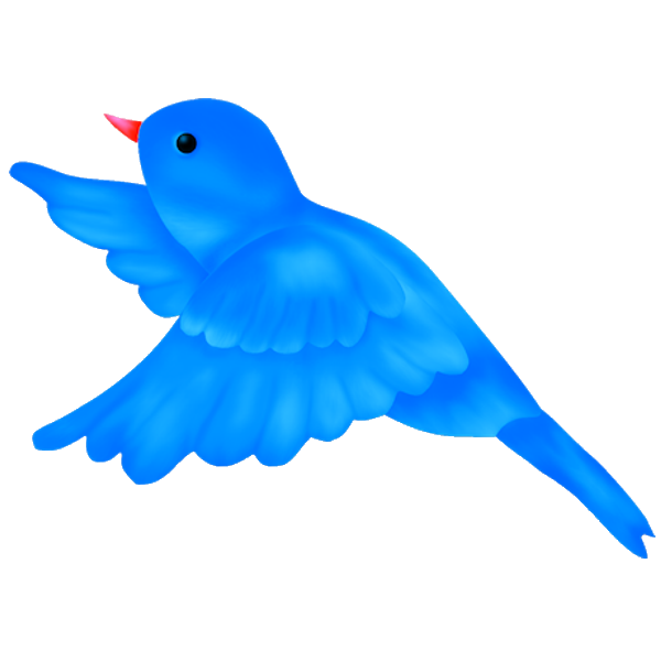 600x600 Bluebird Clipart Simple Bird