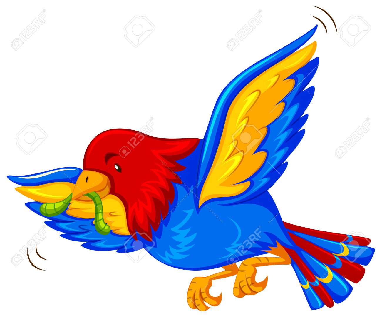 1300x1078 Wings Clipart Colorful Bird