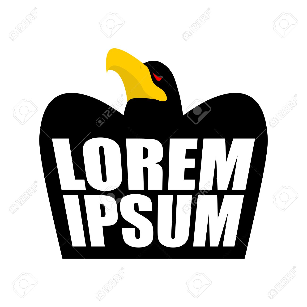 1300x1300 Black Eagle Clipart Bird Prey