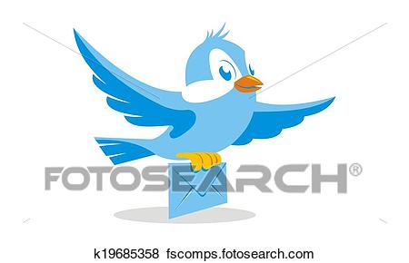 450x290 Stock Illustration Of Bird Mail K19685358