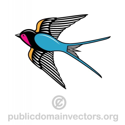500x500 Swallow Clipart