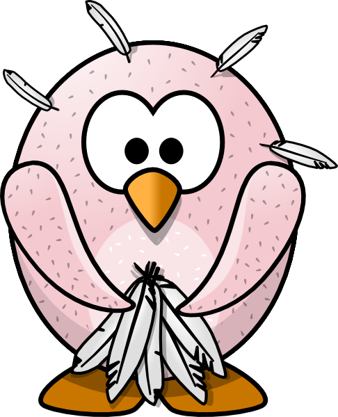 486x600 Plucked Bird Clip Art