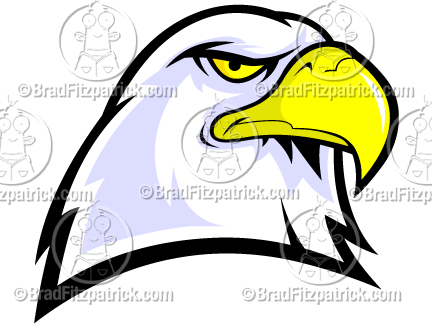 432x324 Bald Eagle Head Mascot
