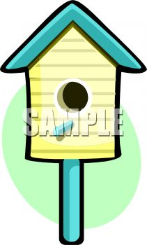 211x350 Bird House Clipart Painting