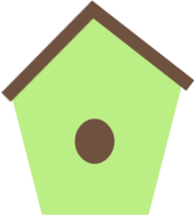 178x197 Birdhouse Clip Art