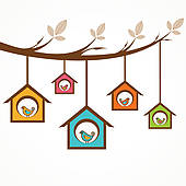 170x170 Birdhouse Clip Art