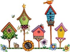 236x177 Birdhouse Clip Art Clipart, Cute Whimsical Bird House Clipart Clip