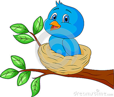 400x341 Cartoon Bird Nest Fun Stuff Cartoon Birds