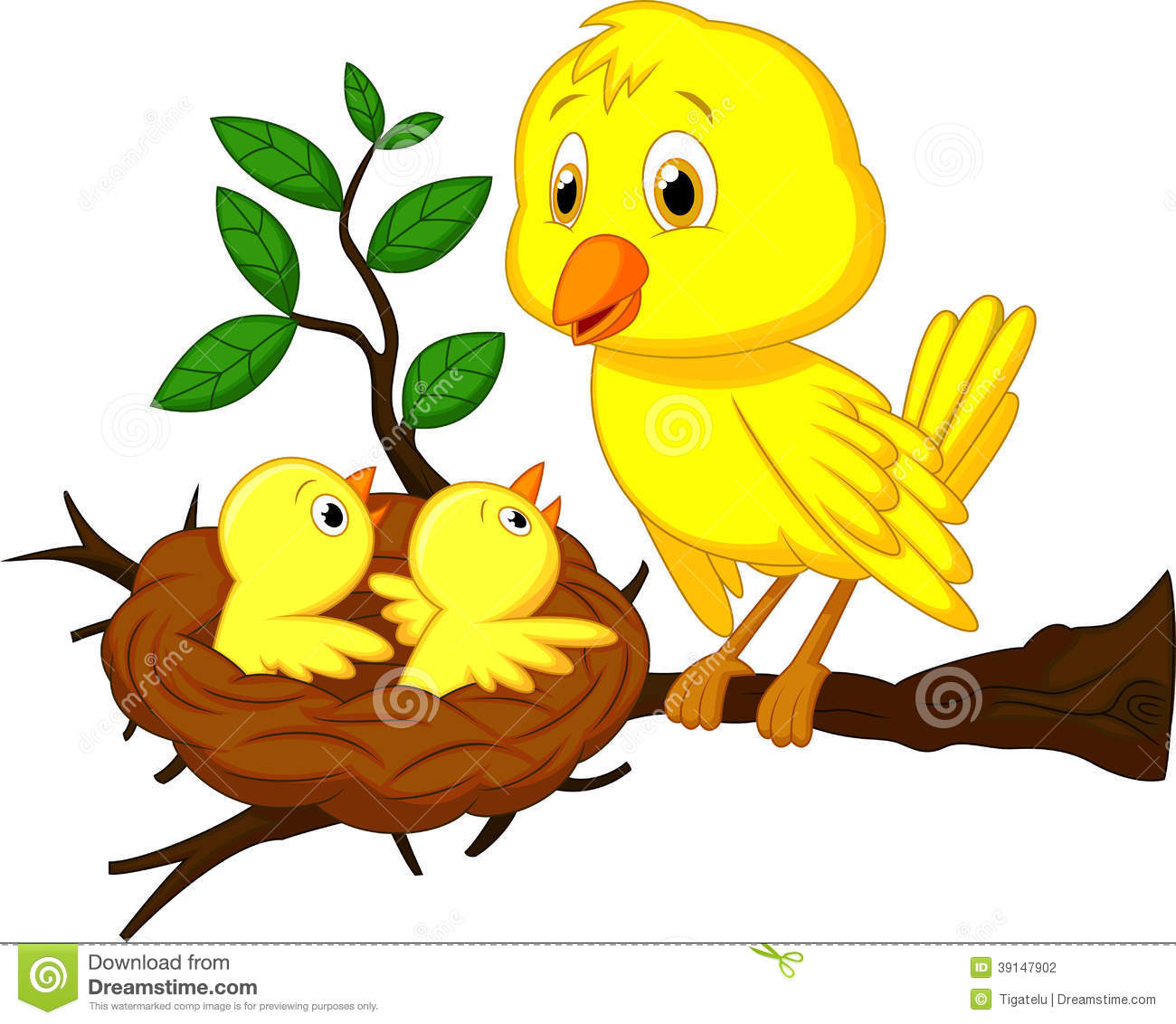 Bird Nest Cartoon | Free download on ClipArtMag