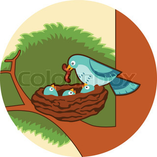 Bird Nest Cartoon | Free download on ClipArtMag