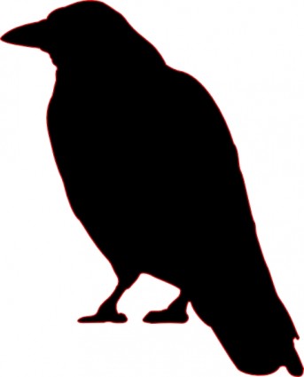 343x425 Bird Silhouette Crow Silhouette Clip Art Free Vector In Open