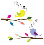 168x170 Clip Art Of Birds Singing K10941268