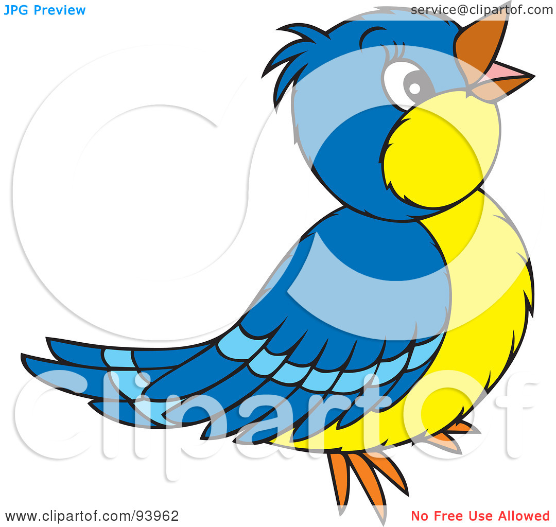 1080x1024 Singing Bird Clipart