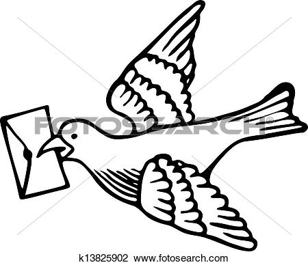 450x388 Messenger Bird Clipart