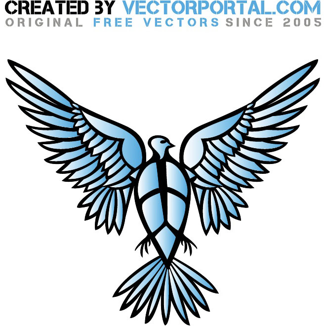 660x660 Bird With Spread Wings Vector. Animal Vectors