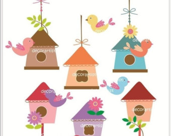 340x270 On Sale Birds Clipart, Flowers Clipart, Birdhouse Clipart, Birds