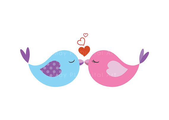 570x407 Red Love Birds Clip Art