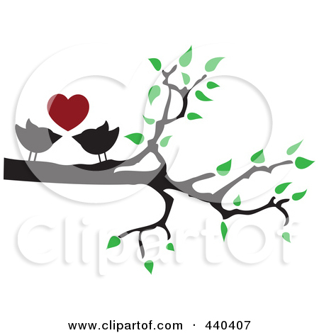450x470 Love Birds Clipart Black And White Clipart Panda