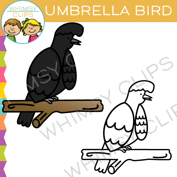 600x600 Umbrella Bird Clip Art , Images Amp Illustrations Whimsy Clips