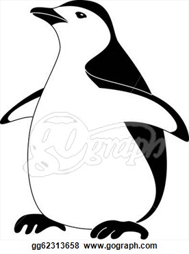 276x370 Penguin Clip Art A Penguin Wearing A Stylish Red Scarf 0071 0908