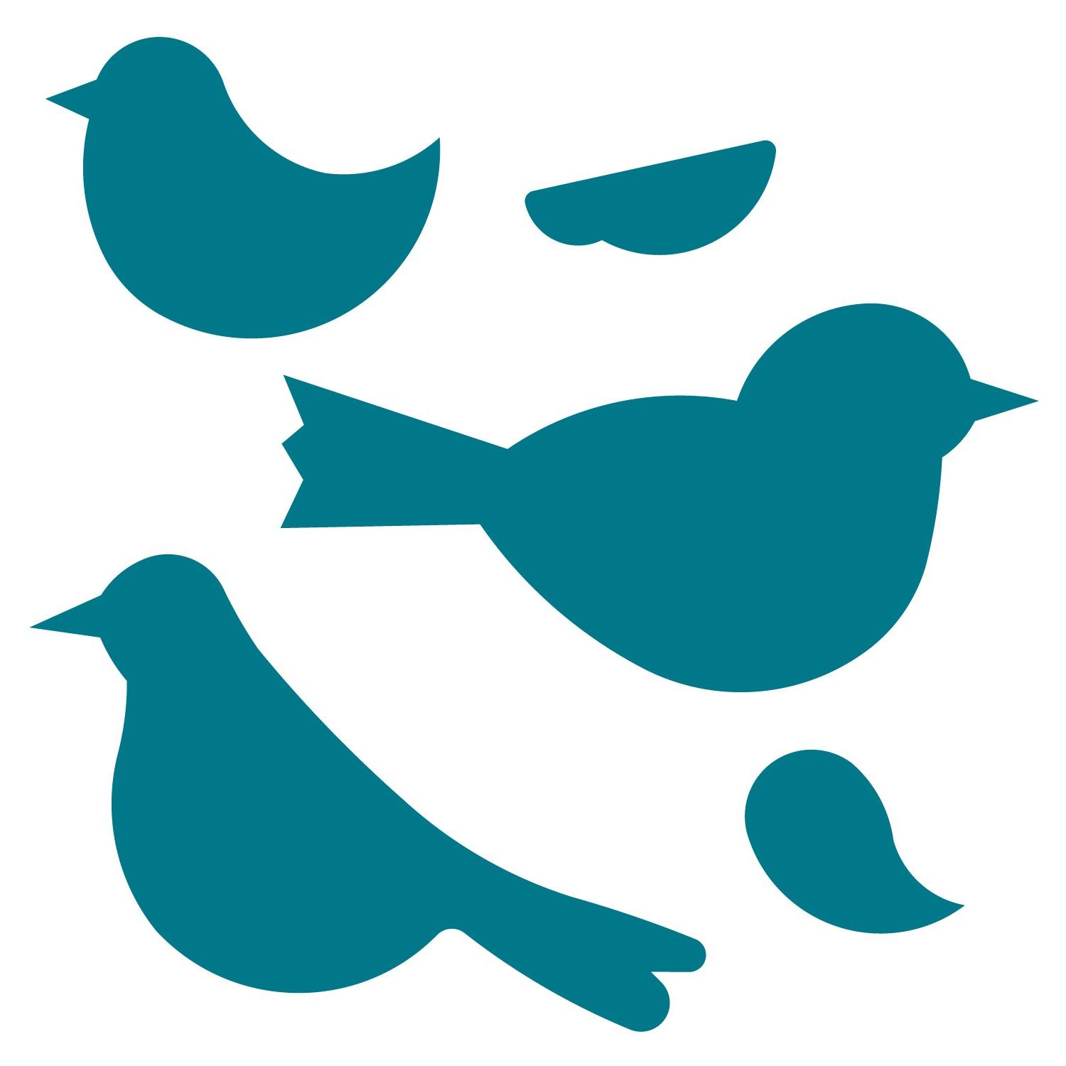 1500x1500 Cutout Bird Silhouette Flying Clipart