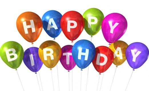 522x320 Happy Birthday Colorful Ballon