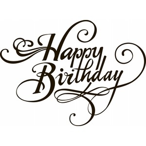 300x300 Wonderful Happy Birthday Free Clip Art Black And White Looks
