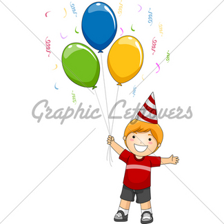 325x325 Birthday Balloon Pop Gl Stock Images