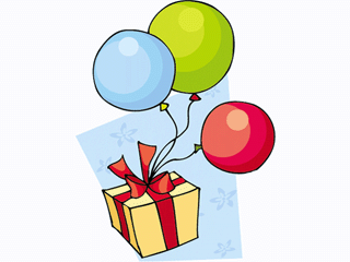 320x240 Cake Clipart Birthday Balloon