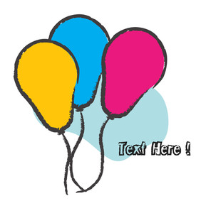 289x300 Birthday Balloon Royalty Free Stock Image