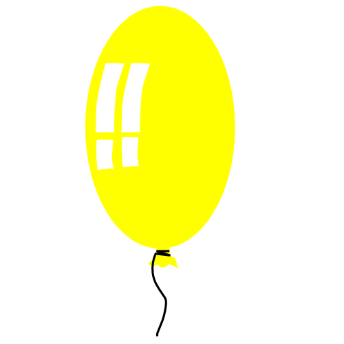 500x500 Free Birthday Balloon Clipart