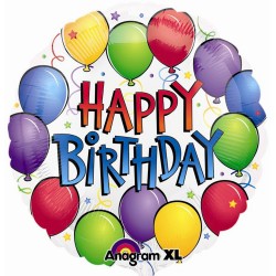 250x250 Adult Birthday Foil Balloons The Party Bazaar