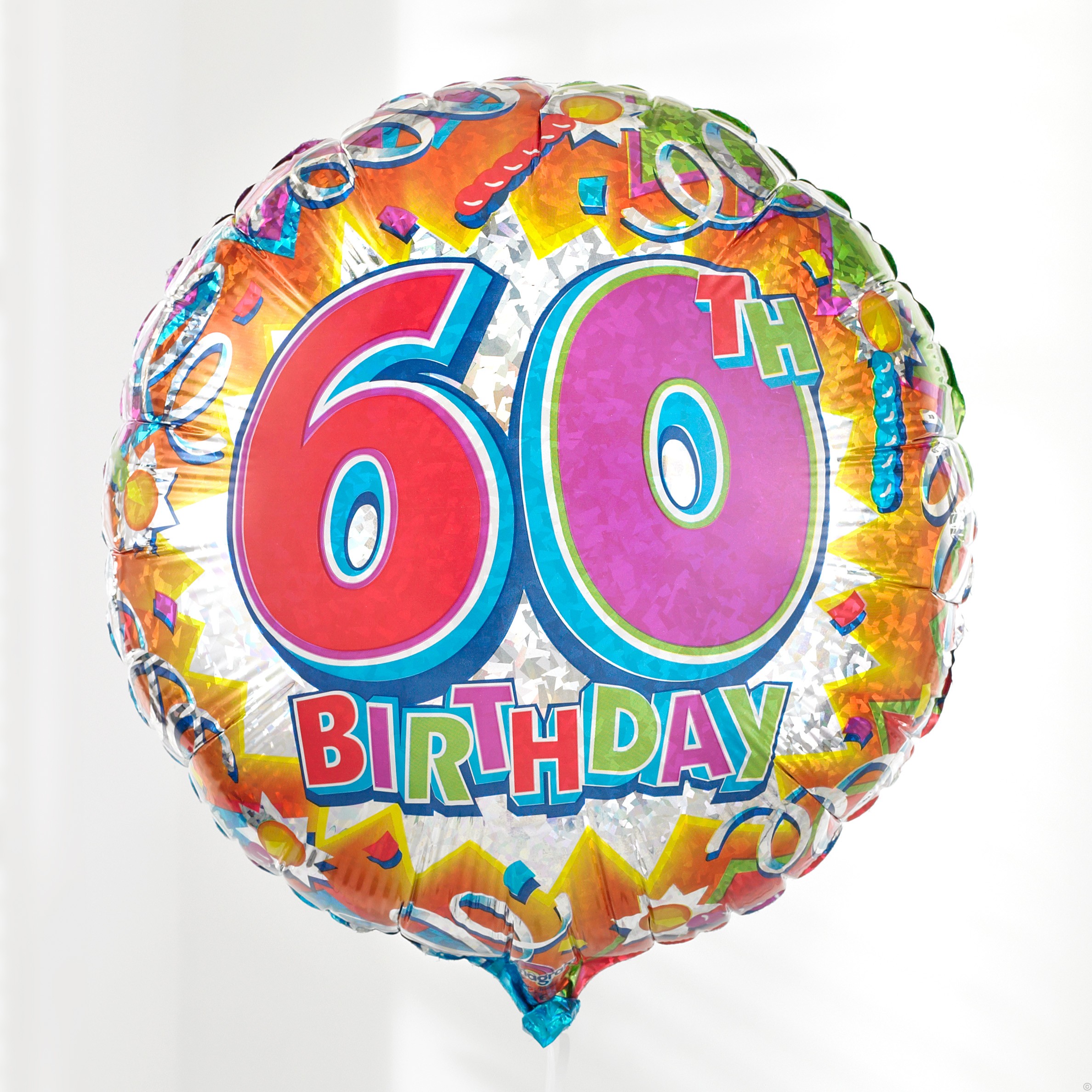 2376x2376 60th Birthday Balloon