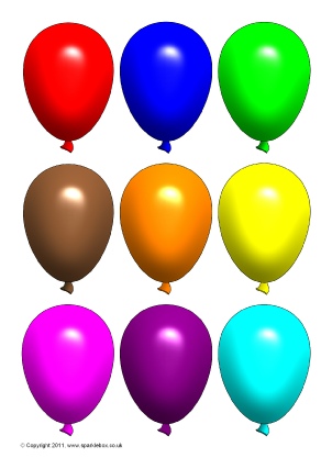 302x427 Balloon Template