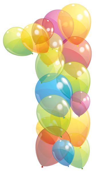 Birthday Balloons Clipart