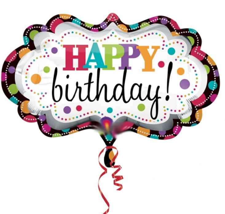 732x694 Birthday Balloons