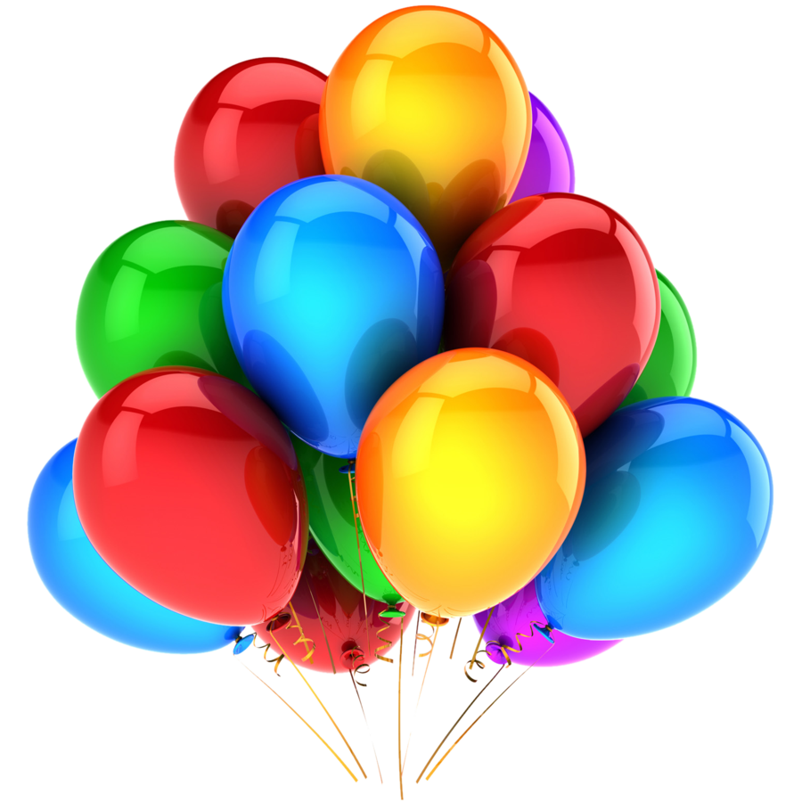 900x900 Birthday Balloons Png