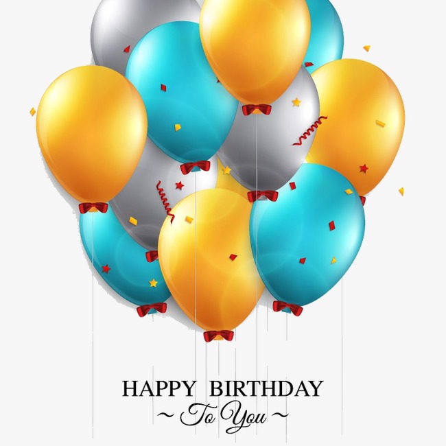 650x650 3d Cartoon Balloon, Birthday, Balloon, 3d Cartoon Png Image