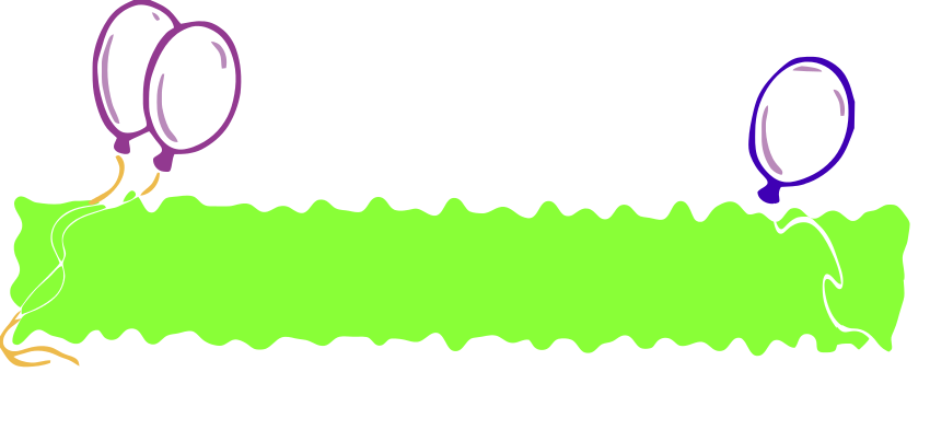 850x393 Birthday Banner Blank Green Clipart Panda