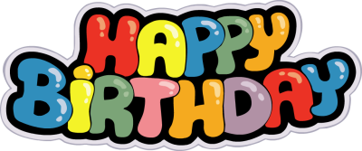 400x167 Happy Birthday Banner Clip Art